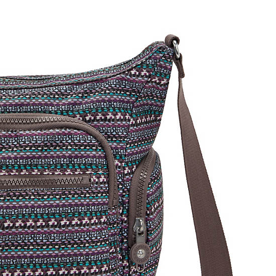 Torba Crossbody Kipling Gabbie Printed Taupe | PL 2053NW